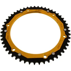 Kettenrad Dual 51Z 428 Gold ZF für Motorräder