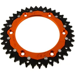 Kettenrad Dual 40Z Teilung 520 orange ZF Alternative: 7582529 passend für: Husqvarna FE, FC, TE
