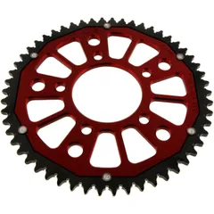 Kettenrad Dual 54Z Teilung 428 rot ZF Innendurchmesser 074 Lochkreis 100 passend für: SWM SM, SMT