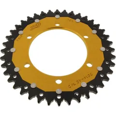 Rear sprocket dual 40 tooth pitch 525 gold ZFD201440GLD