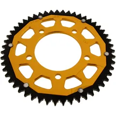 Kettenrad Dual 51Z Teilung 428 gold ZF Innendurchmesser 087 Lochkreis 110 passend für: Kreidler Dice, Enduro, Supermoto