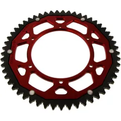 Kettenrad Dual 53Z Teilung 420 rot ZF Innendurchmesser 108 Lochkreis 123 passend für: Derbi GPR, Senda