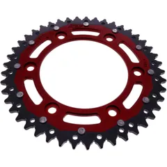 Kettenrad Dual 45Z Teilung 520 rot ZF Innendurchmesser 125 Lochkreis 150 passend für: Honda XR