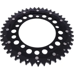 Rear sprocket dual 45 tooth pitch 525 black ZFD1045BLK