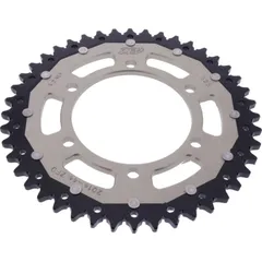 Rear sprocket dual 44 tooth pitch 525 silver