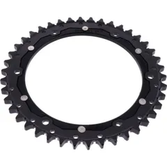 Rear sprocket dual 42 tooth pitch 530 black