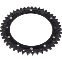Rear sprocket dual 43 tooth pitch 530 black