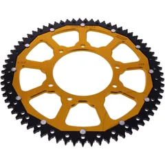 Kettenrad Dual 69Z Teilung 428 gold ZF Innendurchmesser 105 Lochkreis 125 passend für: F. B Mondial SMX, HPS, Flat Track