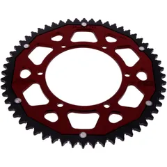 Kettenrad Dual 56Z Teilung 428 rot ZF Innendurchmesser 108 Lochkreis 123 passend für: Aprilia RS, RS4, Tuono
