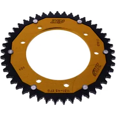 Kettenrad Dual 45Z Teilung 420 gold ZF Innendurchmesser 105 Lochkreis 125 passend für: Derbi Senda