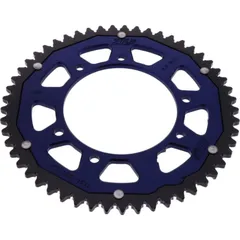 Rear sprocket dual 53 tooth pitch 420 BLUE