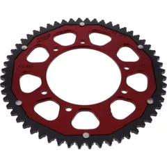 Rear sprocket dual 56 tooth pitch 420 RED