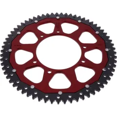 Rear sprocket dual 65 tooth pitch 420 RED