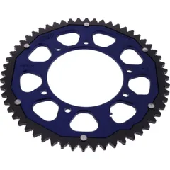Rear sprocket dual 56 tooth pitch 420 BLUE
