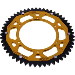 Kettenrad Dual 52Z Teilung 420 gold ZF Innendurchmesser 108 Lochkreis 123 passend für: Derbi GPR, Senda