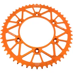 Alu - Kettenrad 52Z Teilung 520 orange JT Innendurchmesser 125 Lochkreis 150 passend für: Husqvarna FE, FC, TE