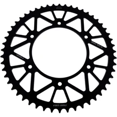 Alu - Kettenrad 52Z Teilung 520 schwarz JT Innendurchmesser 125 Lochkreis 150 passend für: Husqvarna FE, FC, TE