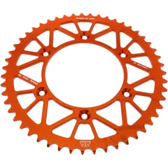 Alu - Kettenrad 51Z Teilung 520 orange JT Innendurchmesser 125 Lochkreis 150 passend für: Husqvarna FE, FC, TE