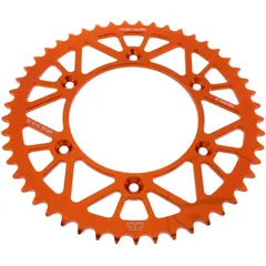 Alu - Kettenrad 49Z Teilung 520 orange JT Innendurchmesser 125 Lochkreis 150 passend für: Husqvarna FE, FC, TE