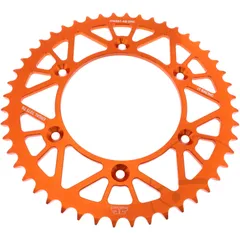Alu - Kettenrad 48Z Teilung 520 orange JT Innendurchmesser 125 Lochkreis 150 passend für: Husqvarna FE, FC, TE