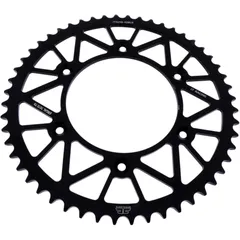 Alu - Kettenrad 52Z Teilung 520 schwarz JT Innendurchmesser 125 Lochkreis 153 passend für: Honda CRF, CR, XR