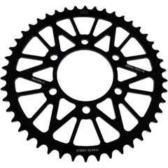 Alu - Kettenrad 46Z Teilung 520 schwarz JT Innendurchmesser 080 Lochkreis 104 passend für: Kawasaki Z, ZX - 6R, KLE