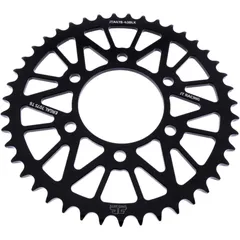Alu - Kettenrad 43Z Teilung 520 schwarz JT Innendurchmesser 080 Lochkreis 104 passend für: Kawasaki Z, ZX - 6R, KLE