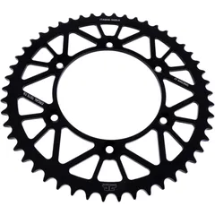 Alu-Kettenrad 50Z Teilung 520 schwarz für Motorräder