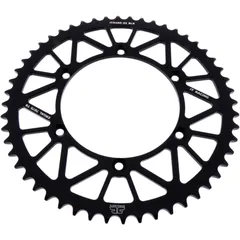 Alu - Kettenrad 52Z Teilung 520 schwarz JT Innendurchmesser 134 Lochkreis 150 passend für: Kawasaki KX, KLX, KDX