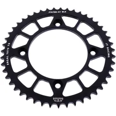 Alu - Kettenrad 47Z Teilung 428 schwarz Innendurchmesser 100 Lochkreis 120 passend für: Suzuki RM