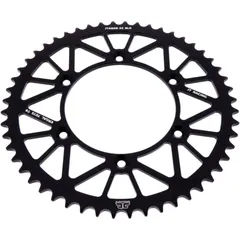 Alu-Kettenrad 52Z Teilung 520 schwarz für Motorräder JT