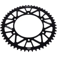 Alu - Kettenrad 52Z Teilung 520 schwarz JT Innendurchmesser 136 Lochkreis 156 passend für: Husqvarna TE, WR, SM, CR