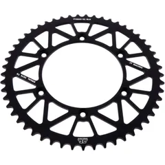 Alu - Kettenrad 53Z Teilung 520 schwarz JT Innendurchmesser 136 Lochkreis 156 passend für: Husqvarna TE, WR, SM, CR