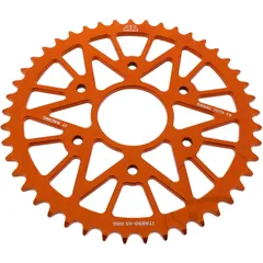 Alu - Kettenrad 45Z Teilung 520 orange Innendurchmesser 063 Lochkreis 110 passend für: Husqvarna Svartpilen, Vitpilen, SM
