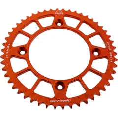 Alu - Kettenrad 50Z Teilung 428 orange JT Innendurchmesser 110 Lochkreis 132 passend für: KTM SX