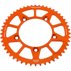 Alu - Kettenrad 50Z Teilung 420 orange JT Innendurchmesser 098 Lochkreis 115 passend für: KTM SX