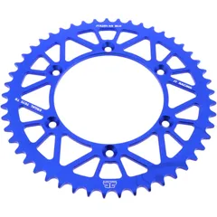 Alu - Kettenrad 49Z Teilung 520 blau JT Innendurchmesser 130 Lochkreis 150 passend für: Fantic XEF, XX, XXF