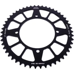 Alu - Kettenrad 50Z Teilung 420 schwarz JT Innendurchmesser 100 Lochkreis 116 passend für: Kawasaki KX