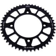Alu - Kettenrad 48Z Teilung 428 schwarz JT Innendurchmesser 100 Lochkreis 120 passend für: Suzuki RM