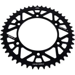 Alu-Kettenrad 46Z Teilung 520 schwarz für Motorräder JT