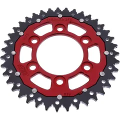 Rear sprocket dual 39 tooth pitch 525 red