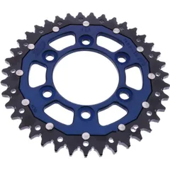 Rear sprocket dual 39 tooth pitch 525 blue
