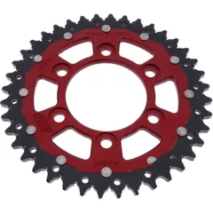 Rear sprocket dual 40 tooth pitch 525 red