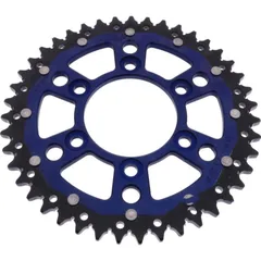 Rear sprocket dual 43 tooth pitch 525 blue ZFD148943BLU