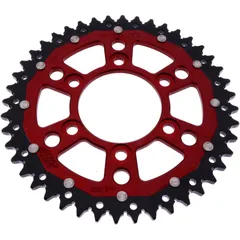 Kettenrad Dual 44Z Teilung 525 rot ZF Innendurchmesser 080 Lochkreis 104 passend für: Kawasaki Z, ZX - 10R, KLZ