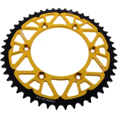 49 Tooth Rear Sprocket Twinstar Pitch 520 Gold for Motorcycles