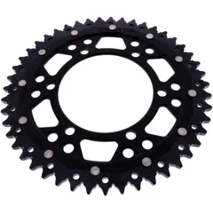Dual Sprocket 47 Tooth 525 Black ZF for Motorcycles