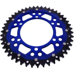 ZF Dual Kettenrad 47 Zähne 525 Teilung blau für Motorräder