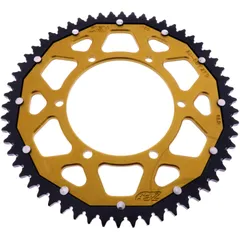 Kettenrad Dual 58Z Teilung 428 gold ZF Innendurchmesser 108 Lochkreis 123 passend für: Aprilia RS, RS4, Tuono