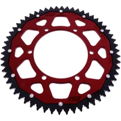 Kettenrad Dual 58Z Teilung 428 rot ZF Innendurchmesser 108 Lochkreis 123 passend für: Aprilia RS, RS4, Tuono